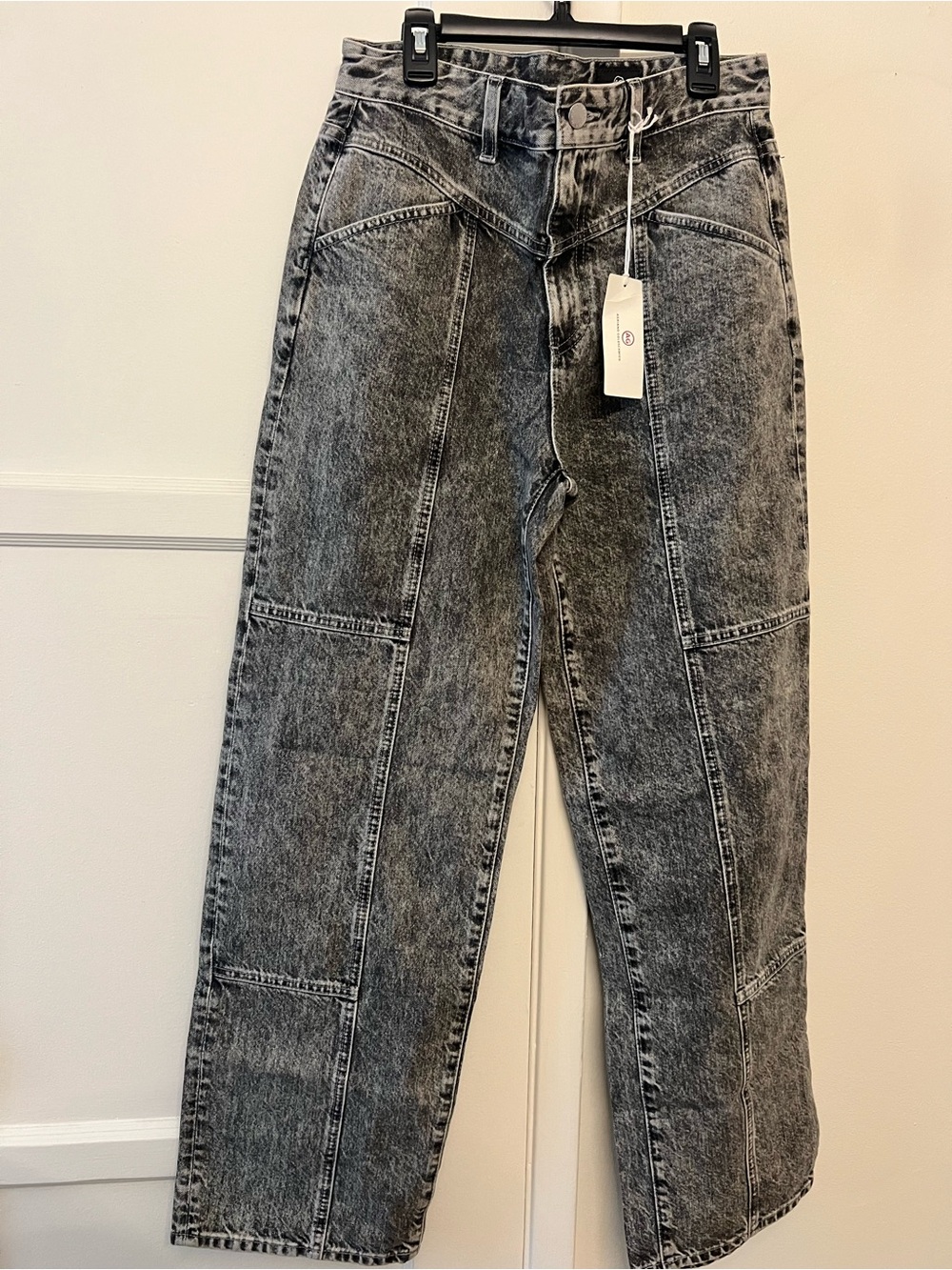 Ag Adriano Goldschmied Tomas High rise baggy straight leg jeans